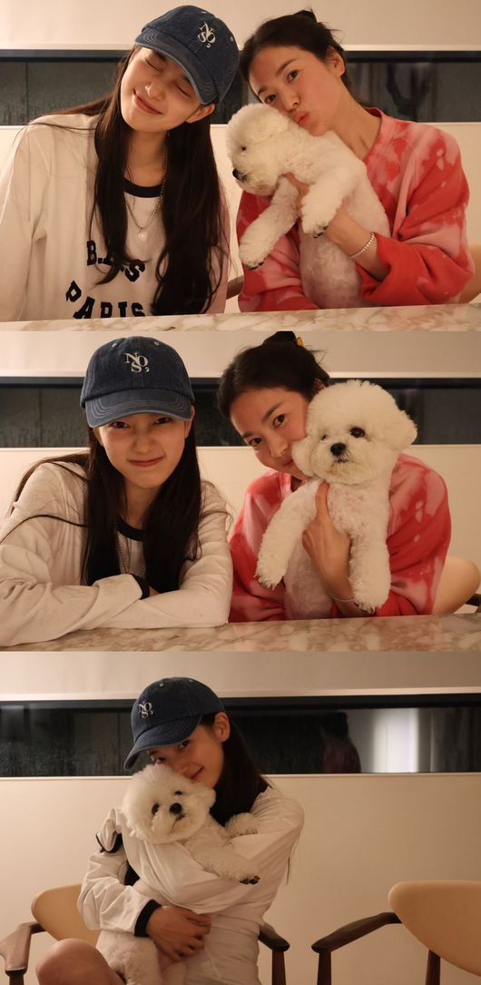수지, 송혜교와 '친분 떼샷' 자랑..이제 집에도 놀러가는 사이?[종합]