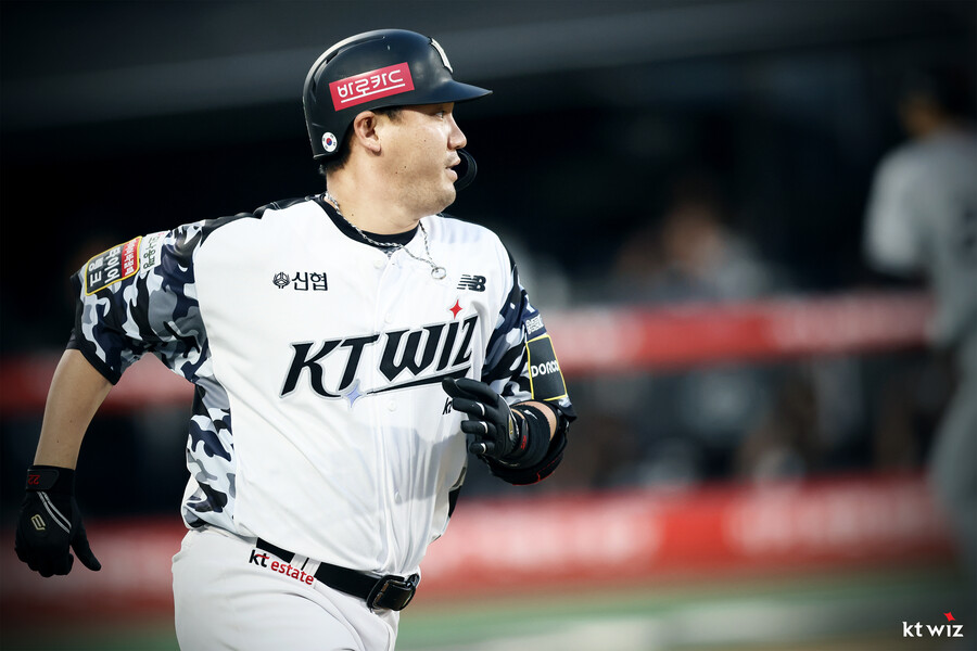 ▲ KT 장성우 ⓒKT 위즈