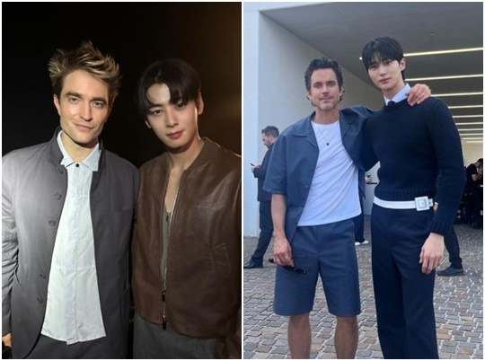 변우석·차은우, 잘생겨줘서 고마워..세계 패션위크 올킬한 '국위선양 미모'[종합]