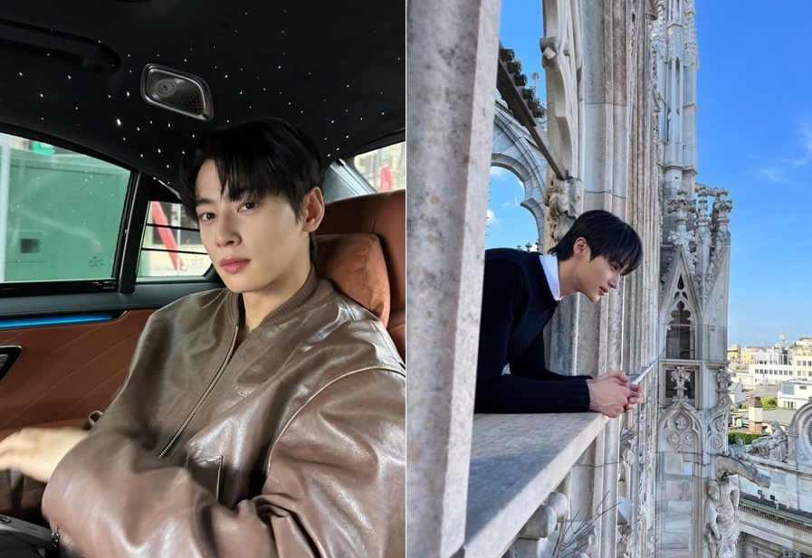 ▲ 출처|차은우, 변우석 SNS