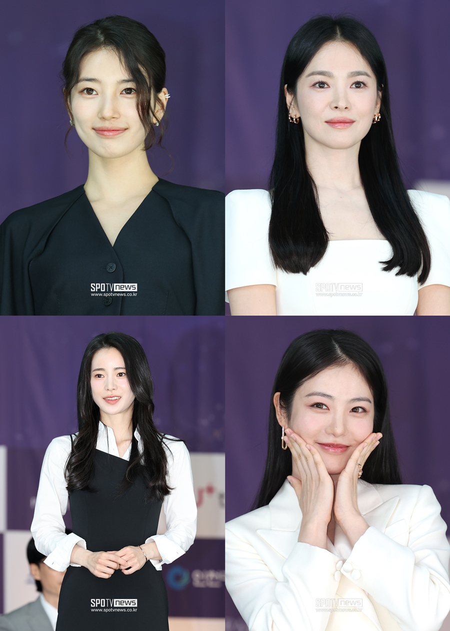 ▲ 왼쪽 위부터 시계방향으로 수지, 송혜교, 신예은, 임지연.  ⓒ곽혜미 기자