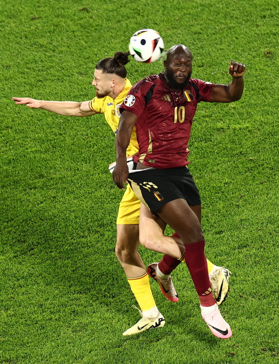 ▲ 벨기에 대표팀으로 2024 유럽축구선수권대회(유로 2024)에 출전 중인 로멜루 루카쿠. ⓒ연합뉴스/EPA/AFP