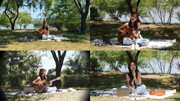 로시, '해피 엔드' 라이브 클립 공개…'청량+아련' 보사 버전 "감성 가득 한강 피크닉"