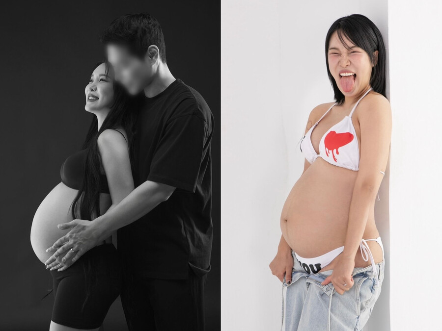 80kg 넘긴 랄랄, 조기 출산 임박한 만삭 근황 "살려주세요"