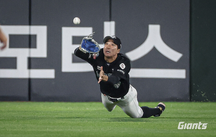 ▲ 김동혁 ⓒ롯데 자이언츠