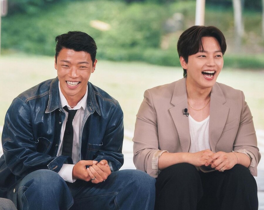 ▲ 황희찬(왼쪽), 여진구. 출처| 여진구 SNS