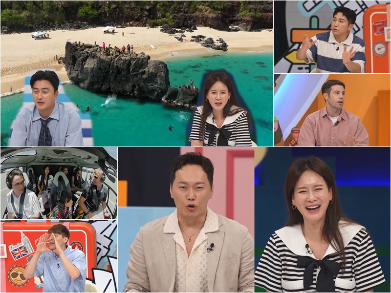 이혜원 "12m 다이빙, ♥안정환과 못 가…뒤에서 밀 듯"('선넘은패밀리')