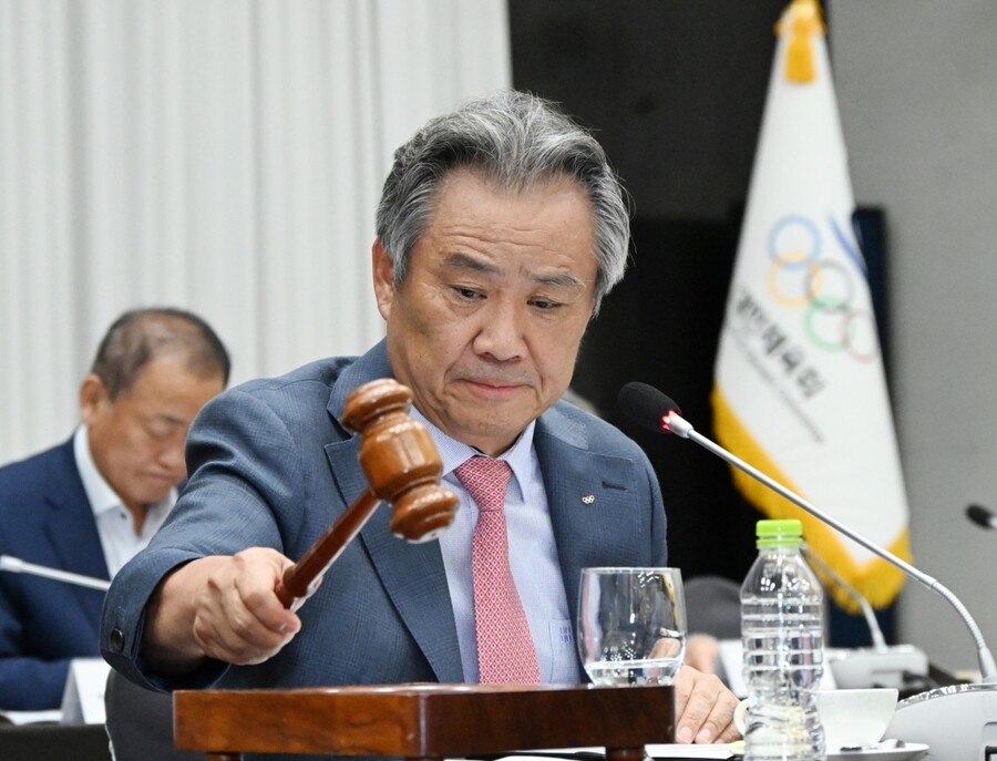 대한체육회 이기흥 회장 "체육단체 임원 연임 제한 풀어야…나는 제외"