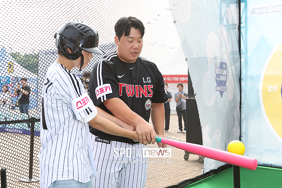 [포토S] 김범석, '범바오의 원포인트 레슨'