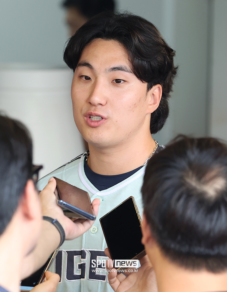 ▲ KIA 타이거즈 정해영은 2024 올스타 팬 투표에서 10개 구단 후보 가운데 가장 많은 표를 얻었다. ⓒ곽혜미 기자