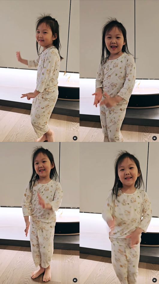 장윤정 '붕어빵 딸'도 '마라탕후루 챌린지'..귀여움 폭발→신지 "美친다"