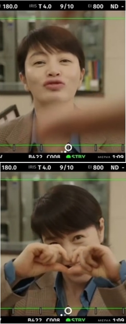 김혜수, 촬영 중 애교? 난리난 '빼박 영상' 무엇