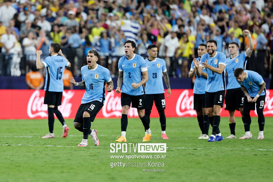 ▲ 삼바축구 브라질이 2024 코파 아메리카 8강에서 탈락했다. 2019년 우승 이후 두 대회 연속 정상 탈환에 실패했다. 우루과이는 10명으로 브라질과 비긴 뒤 승부차기를 통해 준결승에 올랐다.