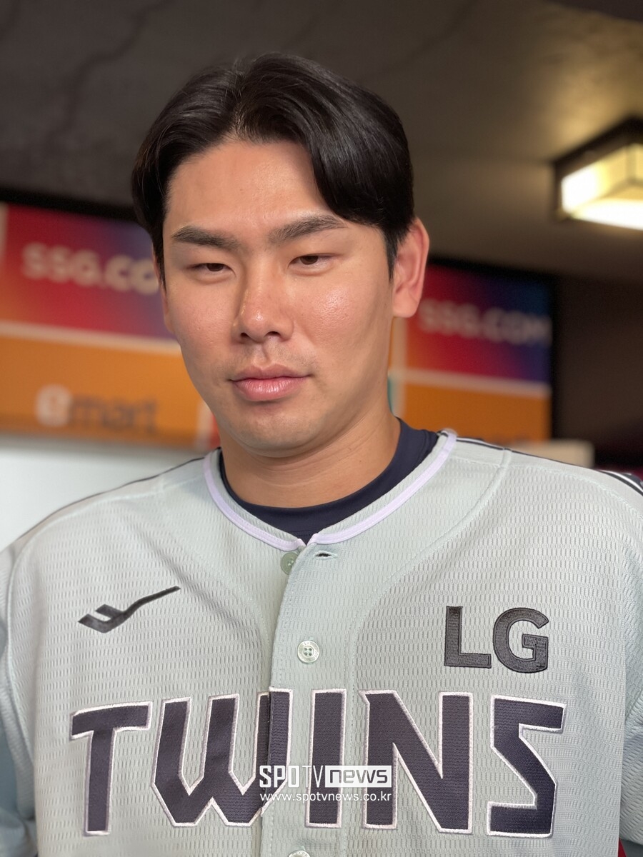 ▲ 올스타전 분위기에 빠진 LG 홍창기 ⓒ 신원철 기자