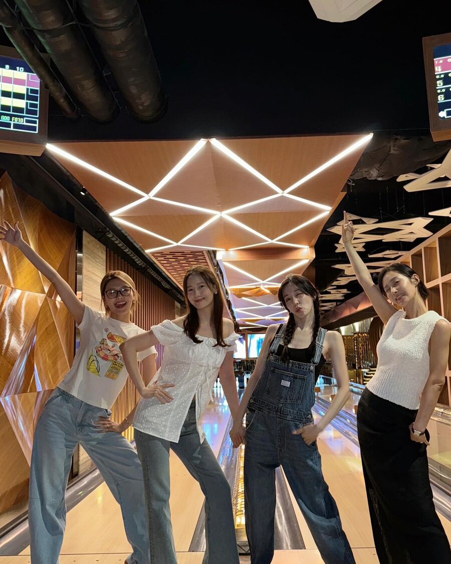 ▲ 소녀시대. 출처ㅣ윤아 인스타그램