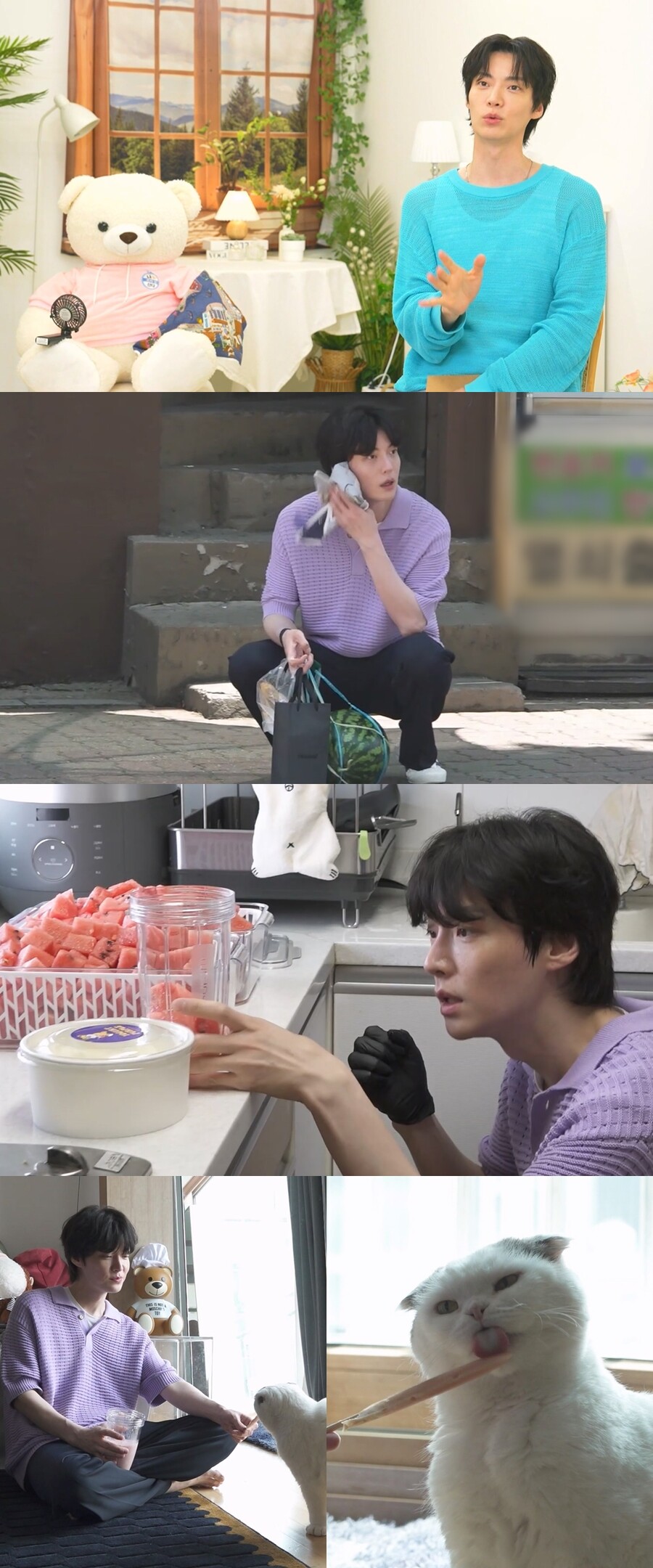 "하루 살려면 3일 필요해" 안재현, 수박 하나에 땀 뻘뻘('나혼산')