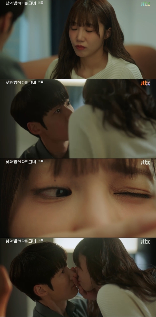 정은지, 최진혁에 키스하려다 손으로 막혔다 "박치기 하는 줄" 굴욕('낮밤녀')