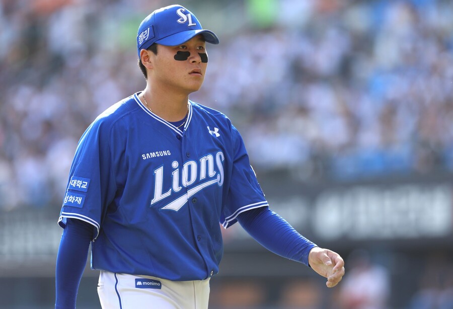 ▲ 최소 실점으로 5⅔이닝을 버틴 삼성 라이온즈 선발투수 좌완 이승현 ⓒ 삼성 라이온즈