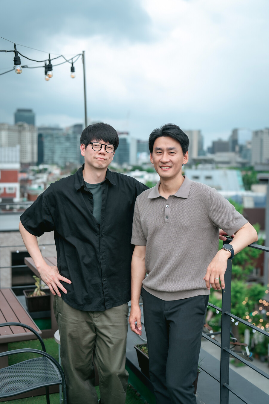 ▲ '샤먼:귀신전'의 이민수 박민혁 피디. 제공|티빙