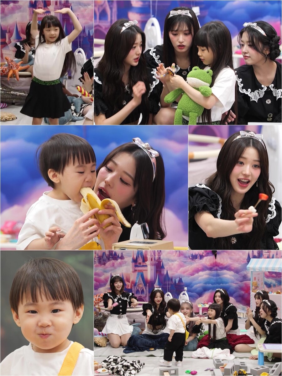 아이브 장원영, 문희준 딸 호칭에 당황 "이모 아니고 언니"('슈돌')