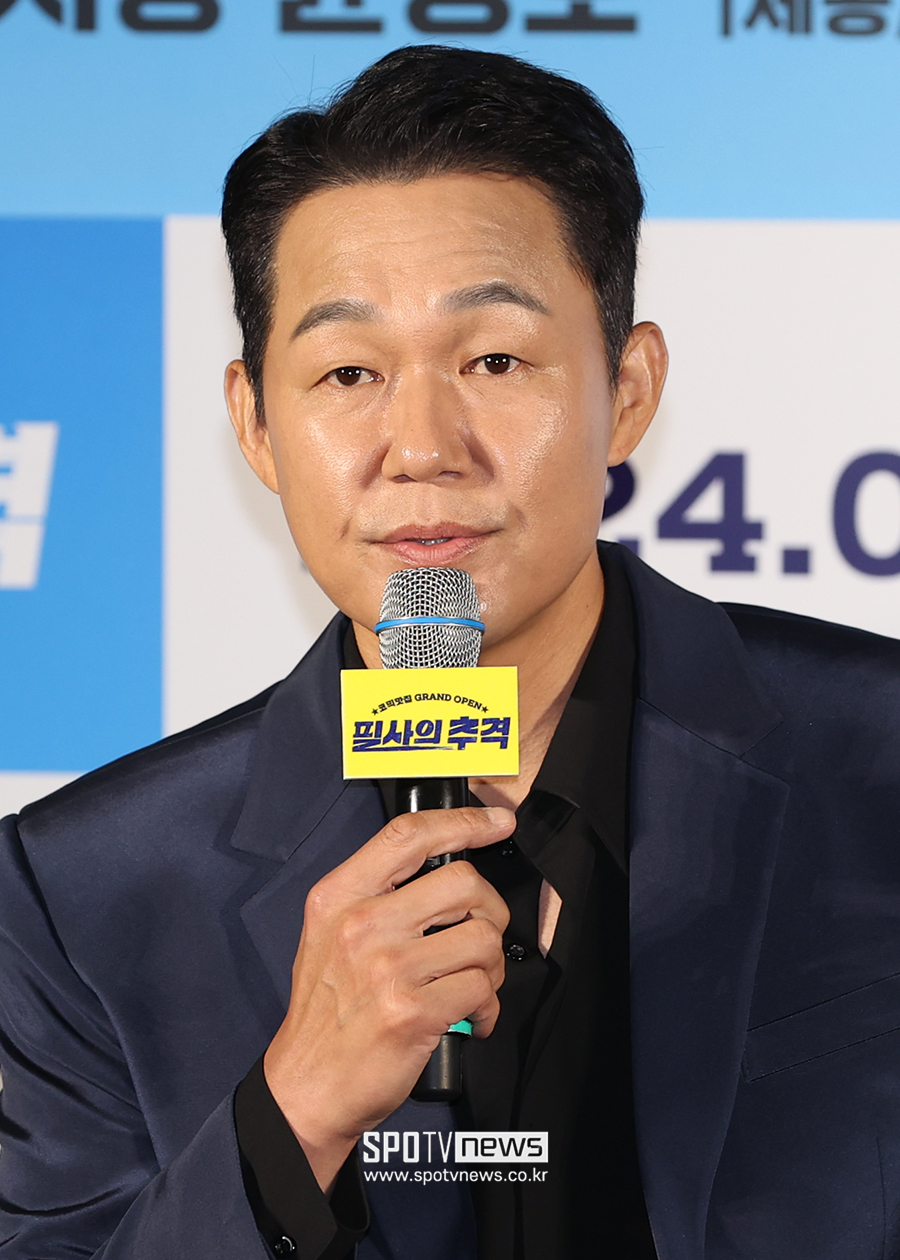 "햄스트링 파열에도 액션 강행" 박성웅, 여장→부상 투혼 '필사의 추격'[종합] 