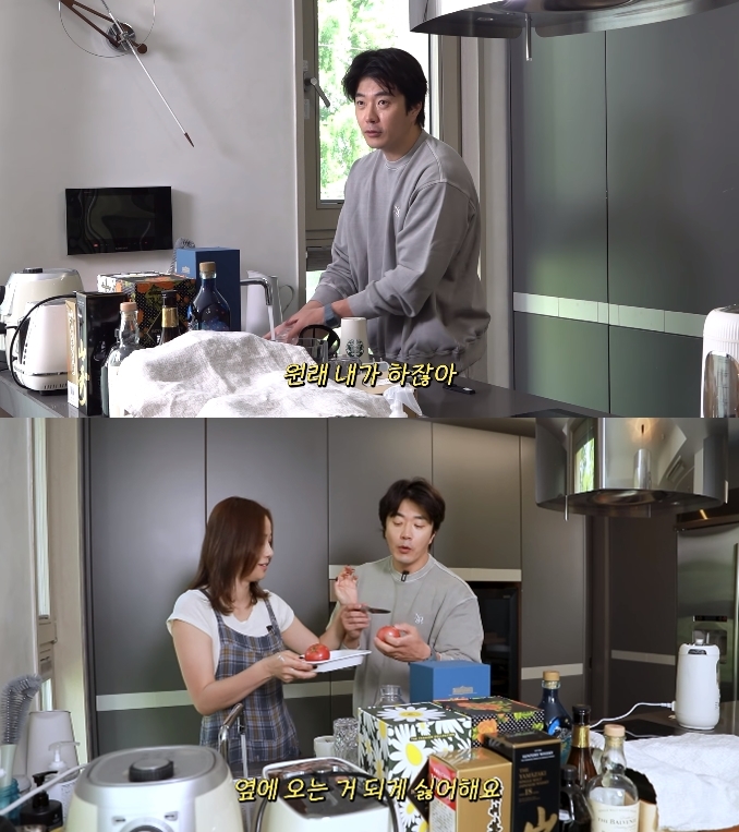 권상우, ♥손태영 요리 도우며 툴툴+다정, 한국집 최초 공개('Mrs.뉴저지 손태영')
