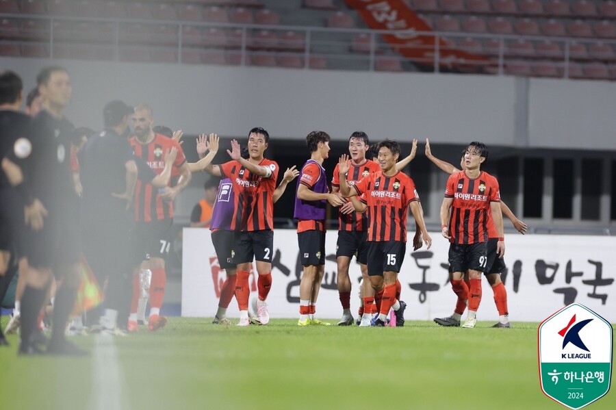 ▲  강원FCⓒ한국프로축구연맹