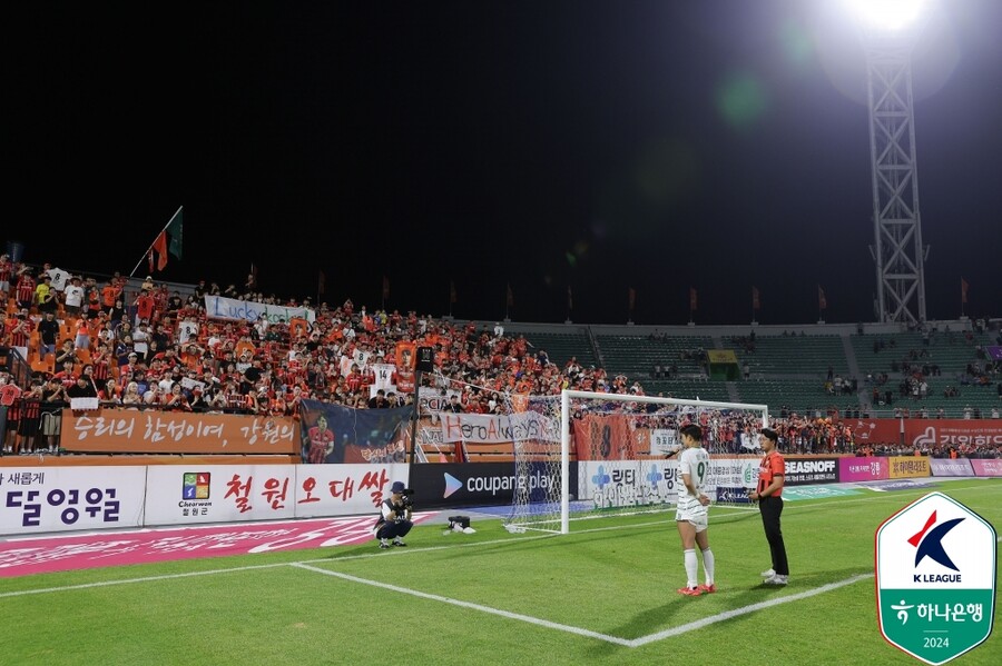 ▲ 강원에 찾아온 뜨거운 봄  ⓒ한국프로축구연맹