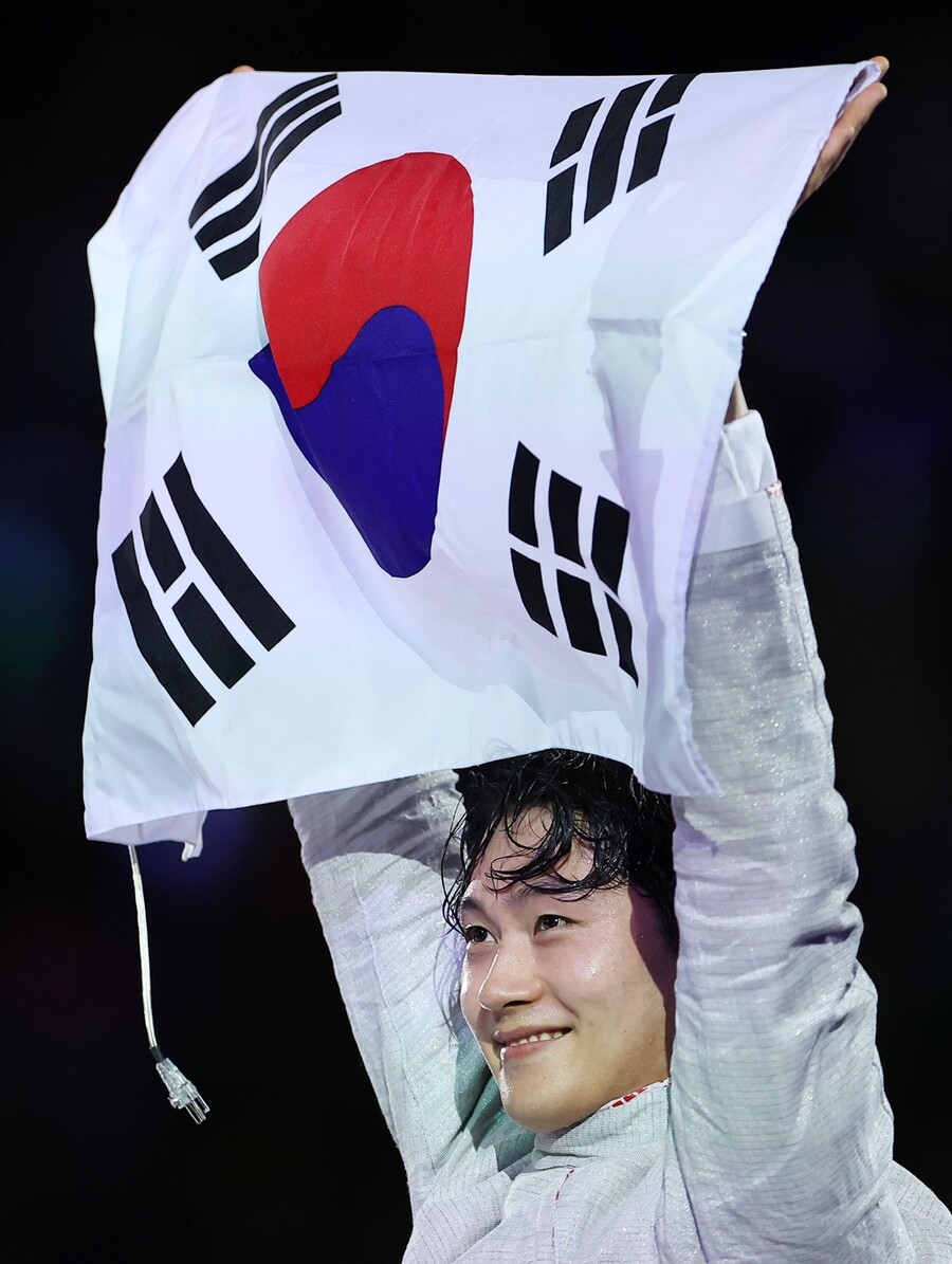 '내가 잡았어야' 오상욱의 강심장 "실라지 떨어졌을 때 기분 좋지 않았다" [올림픽 NOW]