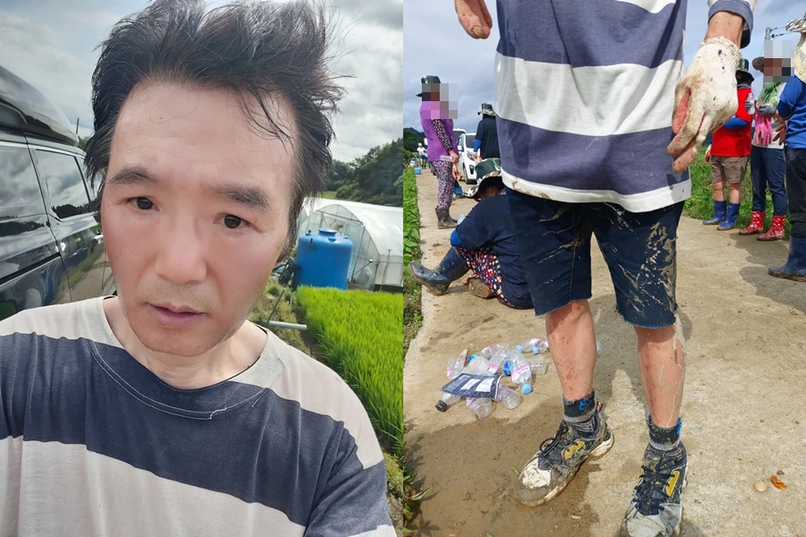 조성규, 12일 땀흘린 수해복구 자원봉사 소감 "내가 더 감사했다"