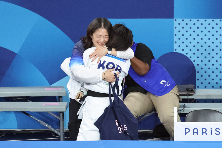 ▲ 세계랭킹 3위 허미미는 30일(한국시간) 프랑스 파리 샹드마르스 경기장에서 열린 대회 여자 57㎏급 결승전에서 세계랭킹 1위 크리스타 데구치(캐나다)에 아쉽게 패배했다. ⓒ연합뉴스