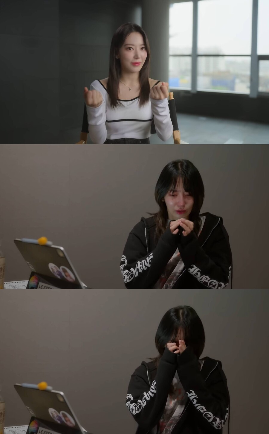 르세라핌 사쿠라 "아이돌 왜 선택했지" 눈물 흘린 이유