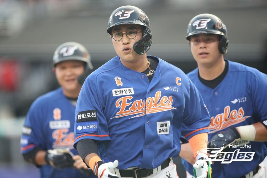 '승승승승승승' 한화 124일 만에 6연승…채은성 연타석포에 5타점 폭발 '히어로' [수원 게임노트]