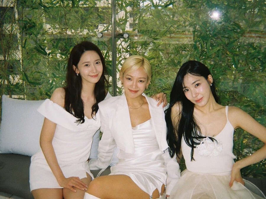 ▲ 소녀시대. 출처ㅣ윤아 인스타그램