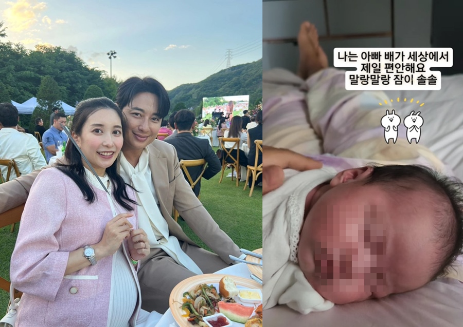 '아야네♥' 이지훈, 어렵게 얻은 딸, 배 위에서 재우는 '딸바보'