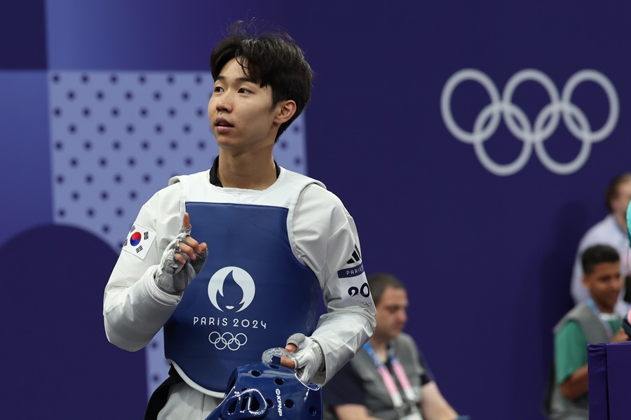 박태준, 태권도 58kg 4강 진출…이제 세계랭킹 1위 만난다 '금메달 분수령' [올림픽 NOW]