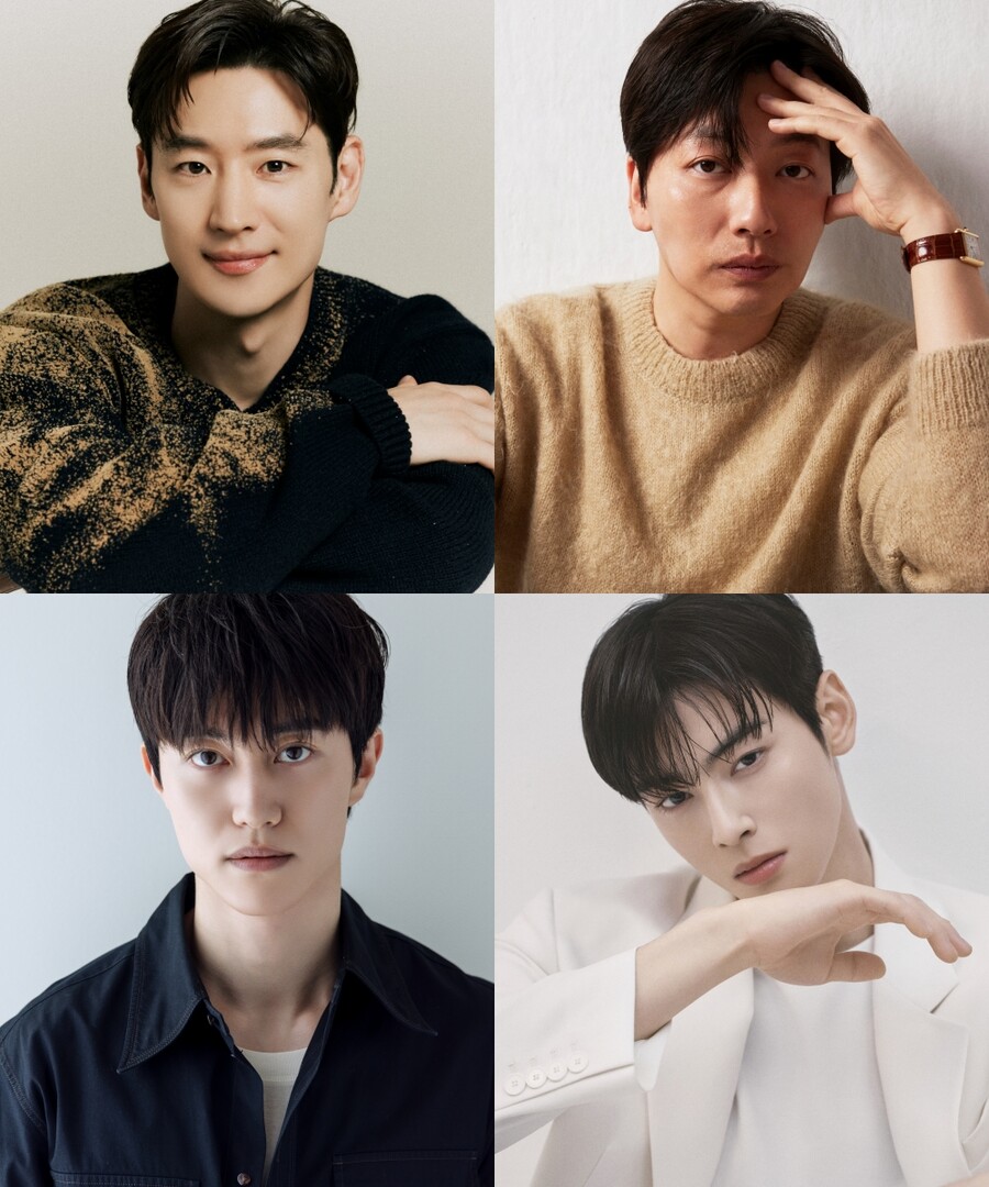 ▲ 이제훈, 이동휘, 차은우, 곽동연(왼쪽 위부터 시계방향). 제공| 컴퍼니온, 블리츠웨이스튜디오, 판타지오
