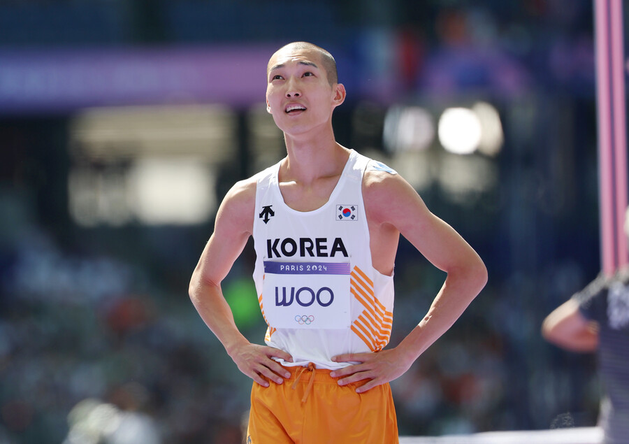 '얼마나 컨디션이 좋은 거야' 우상혁, 50%만 보여줘도 예선 3위…"애국가 듣겠다" [올림픽 NOW]