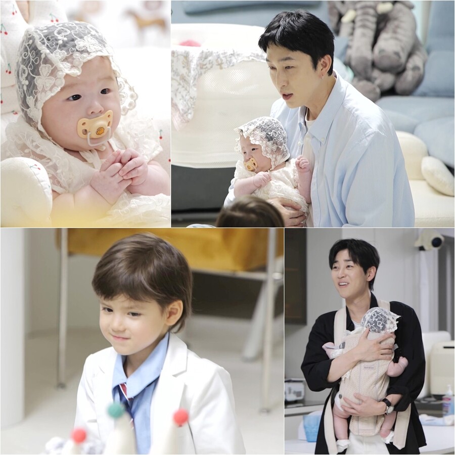슬리피, 첫 딸 생후 106일인데 "둘째 계획 중, 아내 시험관 시술 시작"('슈돌')