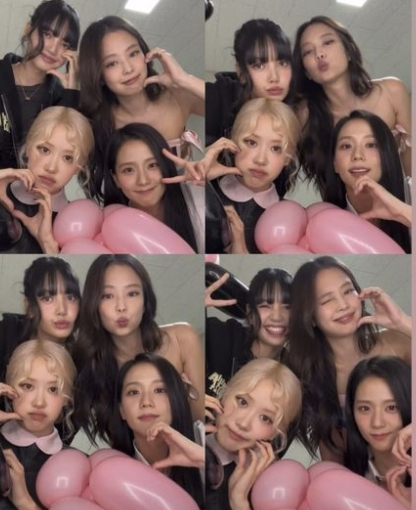 블랙핑크, 완전체로 축하한 '8살 생일'…"앞으로도 든든한 존재 되자"
