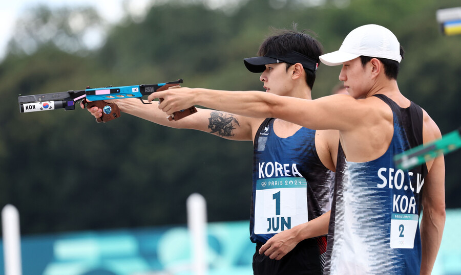 메달 향해 순항하는 전웅태-서창완, '기사회생' 서건우는 통한의 눈물[올림픽 NOW]