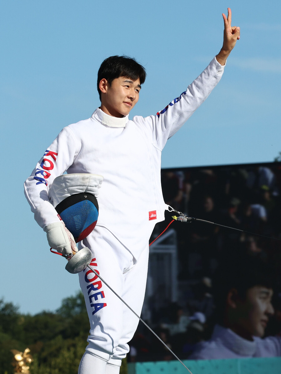 ▲ 전웅태(광주시청)는 11일(한국시간) 프랑스 베르사유 궁전에서 열린 2024 파리올림픽 근대5종 남자부 결승에서 총 1526점을 확보하며 6위를 차지했다. 이로써 전웅태는 이번 대회에서 메달 수확에 실패했다. ⓒ연합뉴스