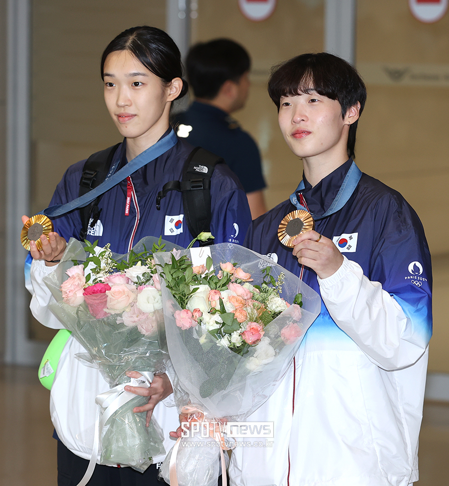 [포토S] 김유진-이다빈, '빛나는 메달 들고'