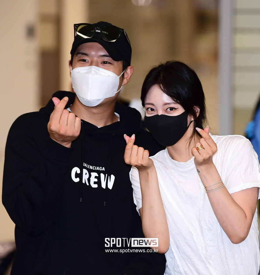 ▲ 한예슬 부부.  ⓒ곽혜미 기자