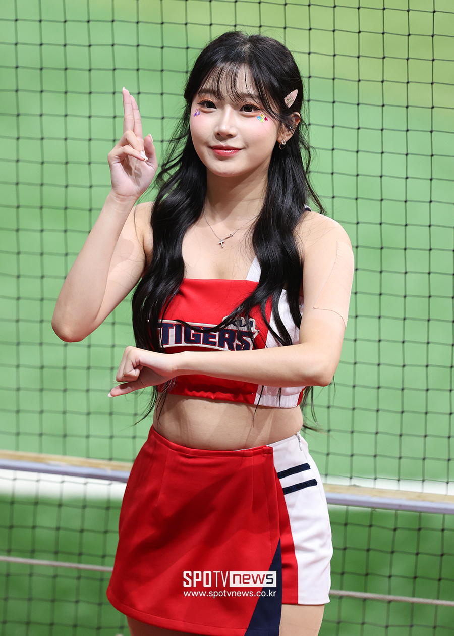 ▲ 이주은 치어리더 ⓒ곽혜미 기자
