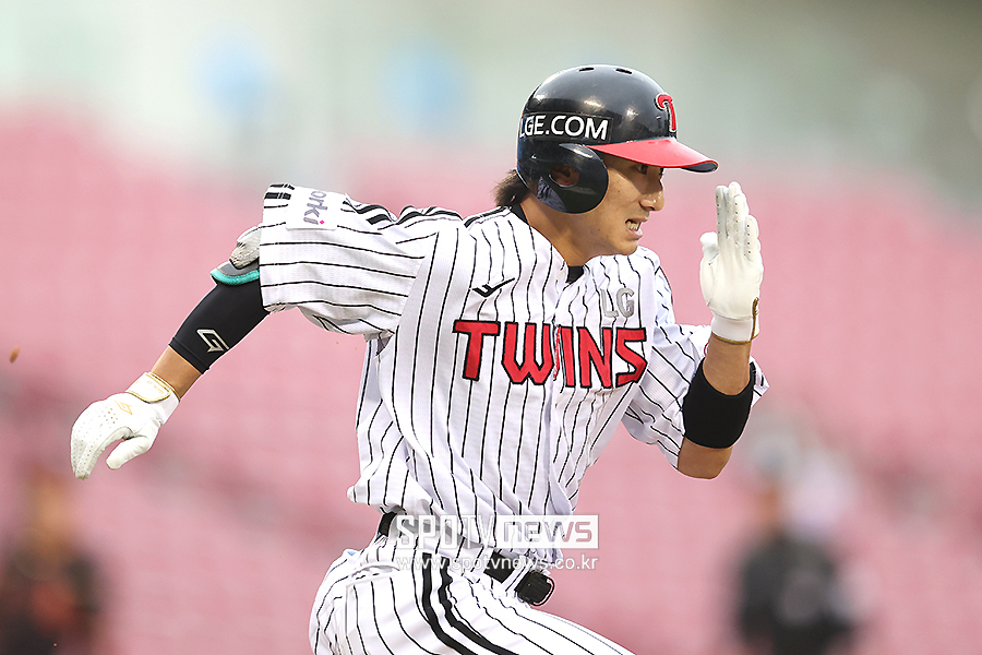 ▲ ㅣG 트윈스 신민재 ⓒ곽혜미 기자