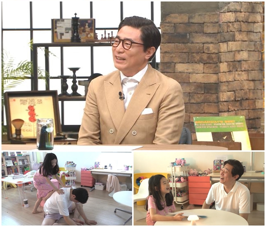 방송인 김범수 "재혼 성공, 50살에 얻은 귀한 딸=영어천재('꽃중년')