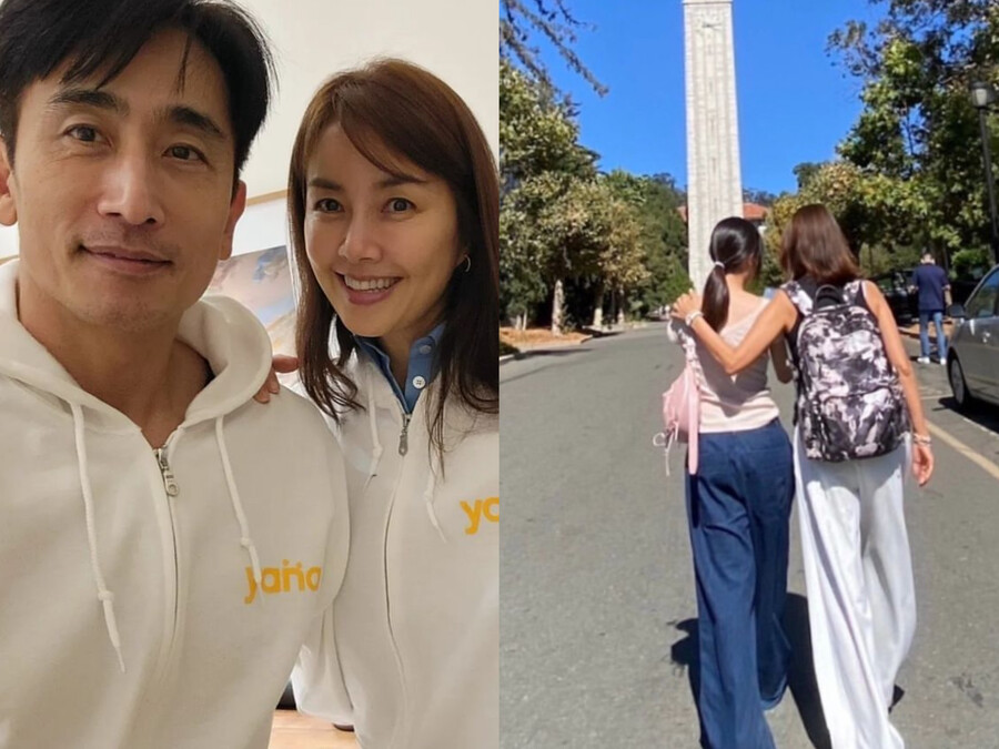 '차인표♥' 신애라, 입양한 딸 美 명문대 유학에 "자꾸 눈물 나"