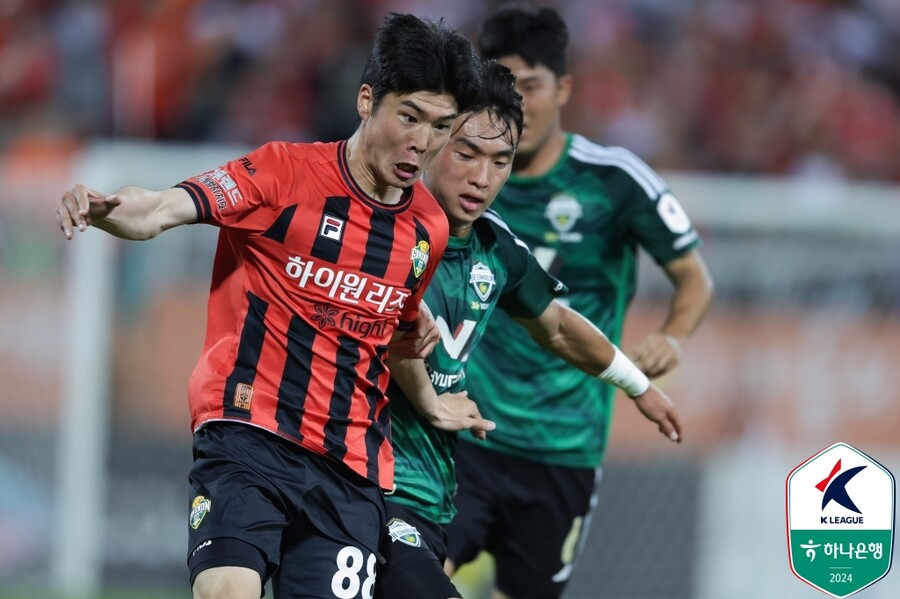 ▲ 축구대표팀에 첫 발탁된 강원FC 측면 수비수 황문기. ⓒ한국프로축구연맹
