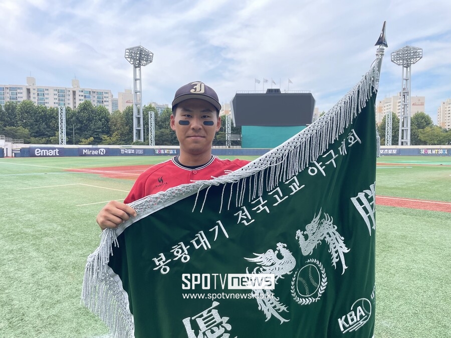 ▲전주고 서영준은 봉황대기 MVP를 차지했다. ⓒ목동, 최민우 기자